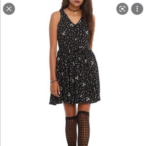 Black Music Notes Dress